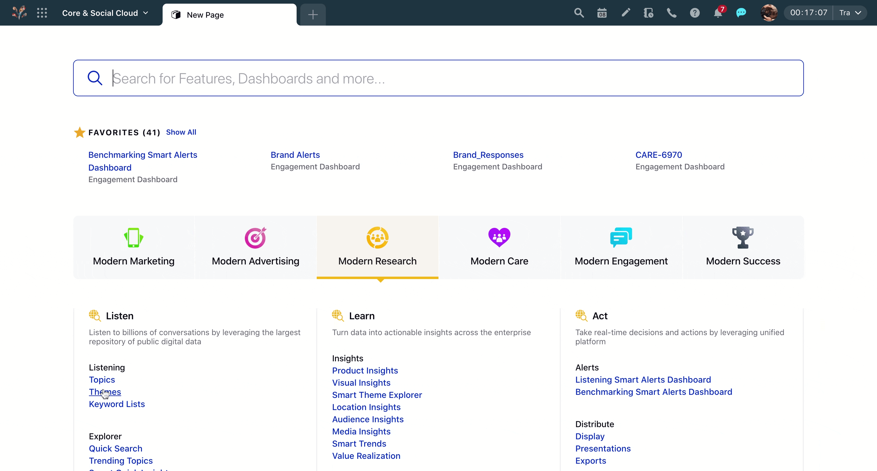 Listening – Introduced Topic Library (Pool of Pre-curated Best Practice Topics)