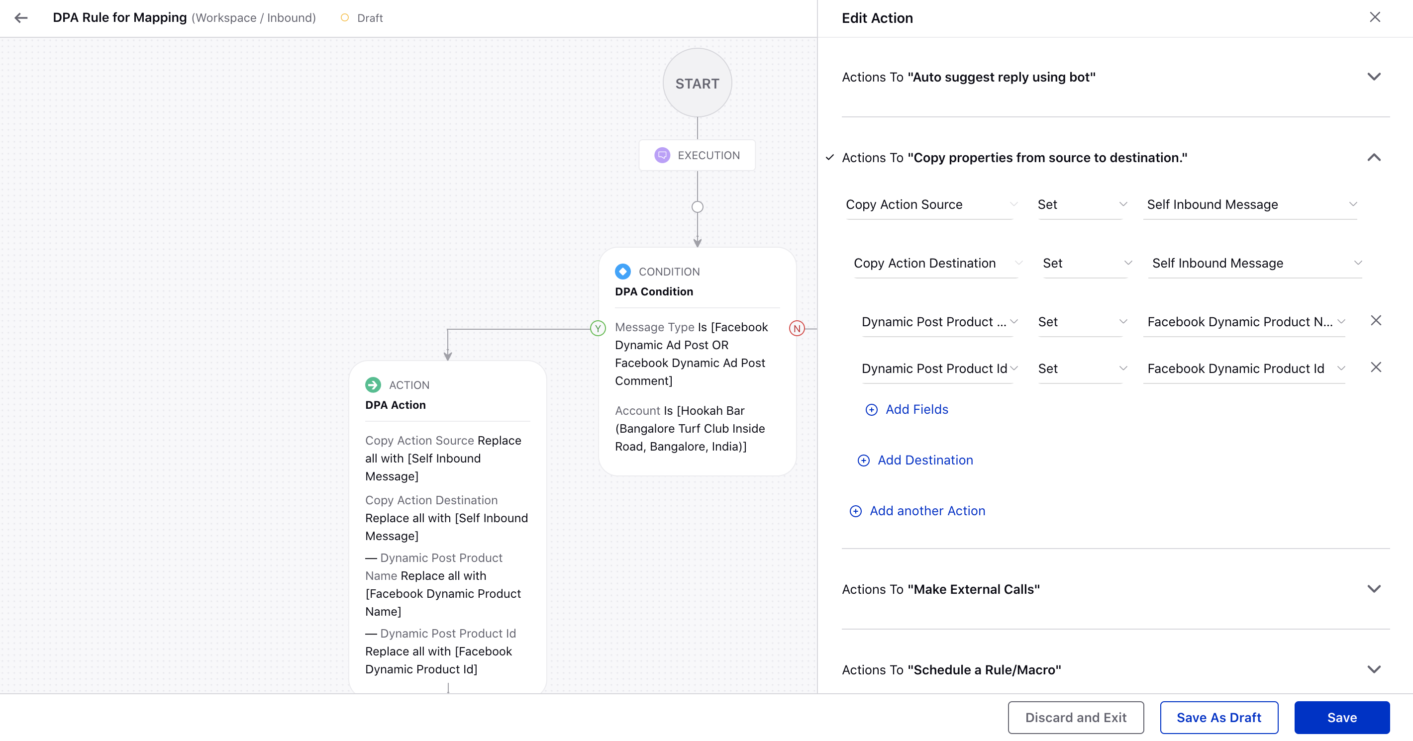 Copy Action Inbound Rule