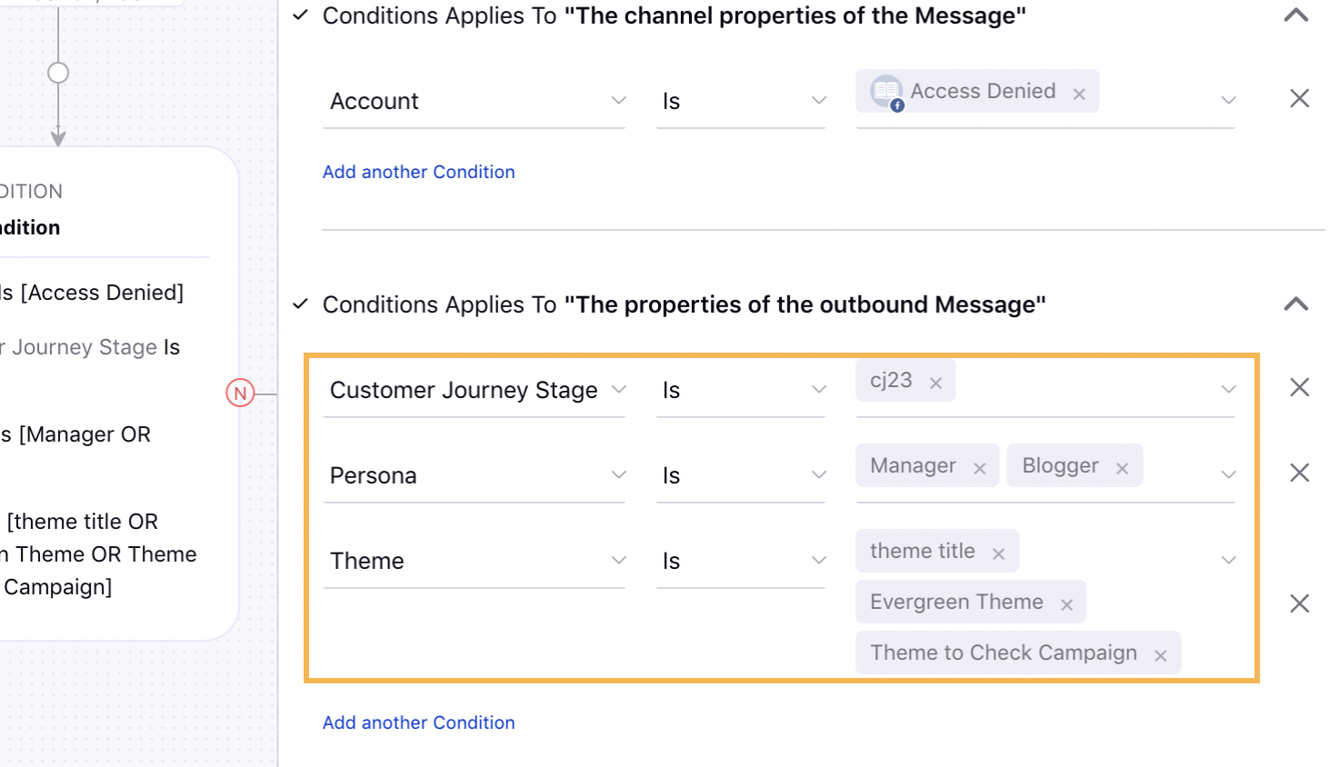 Autofill Rule for Persona, Theme, and Customer Journey Stages