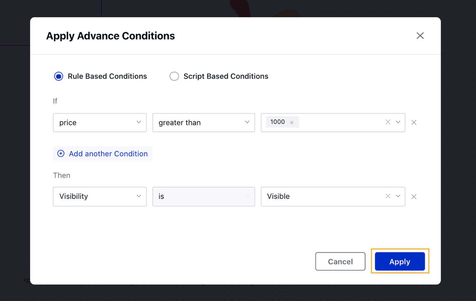 Adding Conditional Mapping