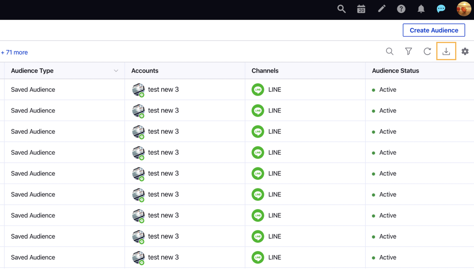 Export Audiences from the Audience Manager