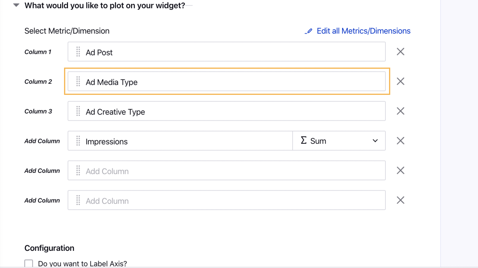 Ad Media Type Dimension within Ads Reporting