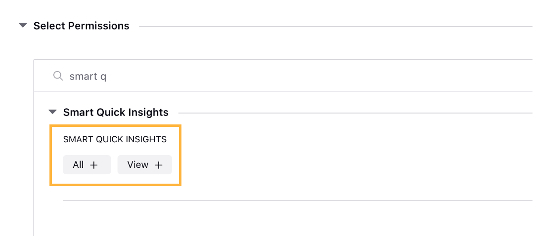 Smart Quick Insights is now permission controlled
