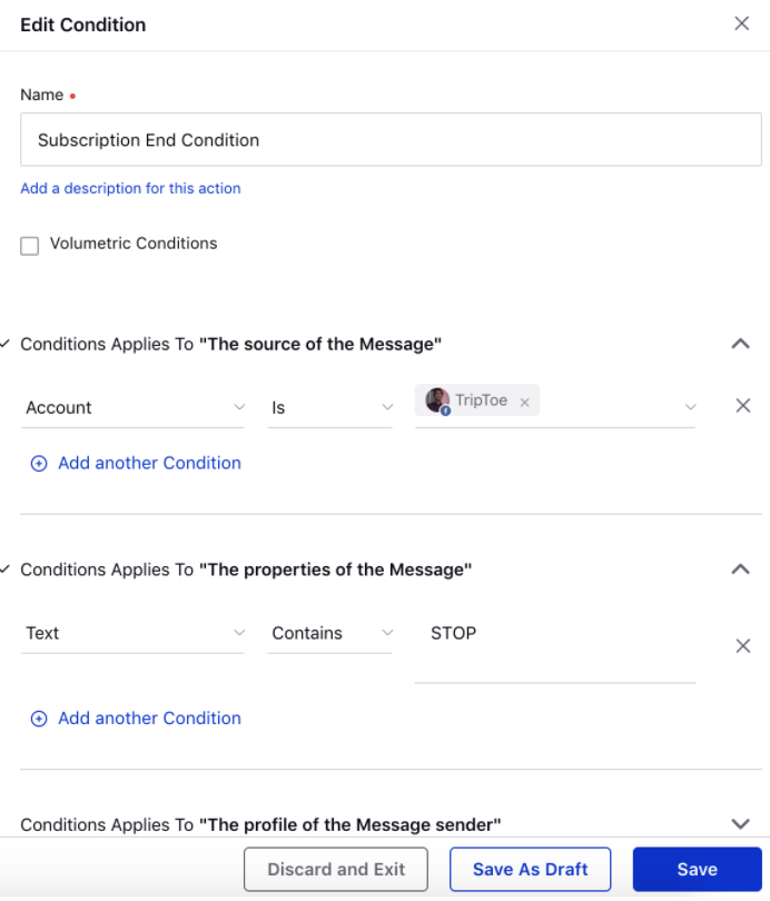 Entry and Exit Triggers in Rule Engine for Journey Facilitator