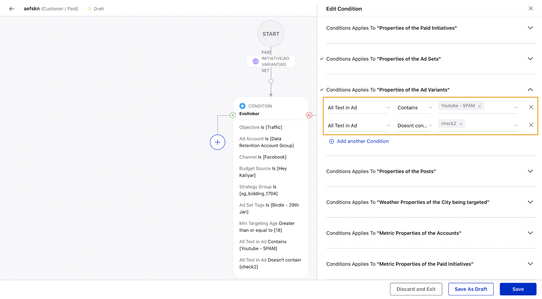 Adding Frequently Used Keywords in Your Ads