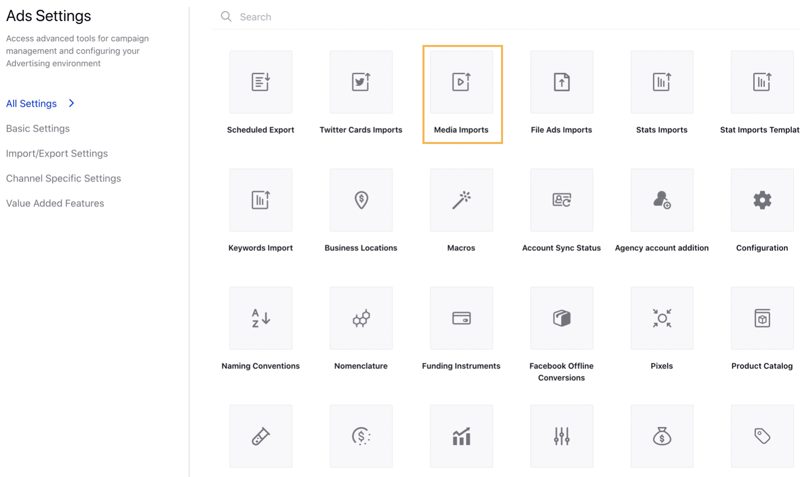 Importing Media Files