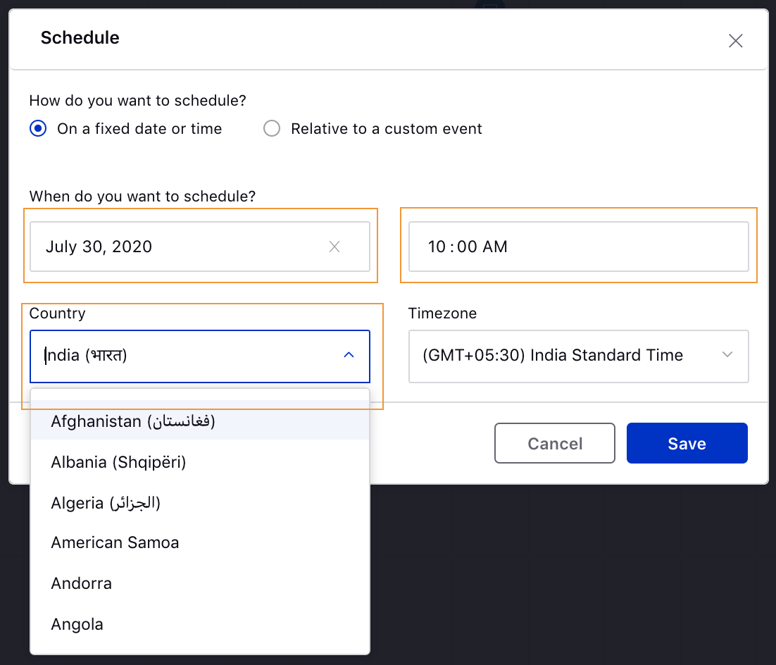 Journey Facilitator_ScheduleMessage