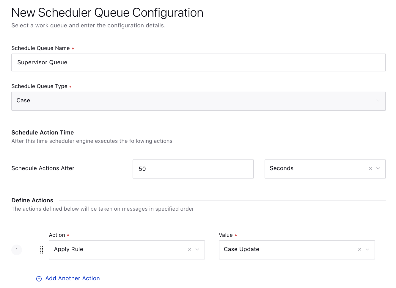 New Scheduler Queue Configuration