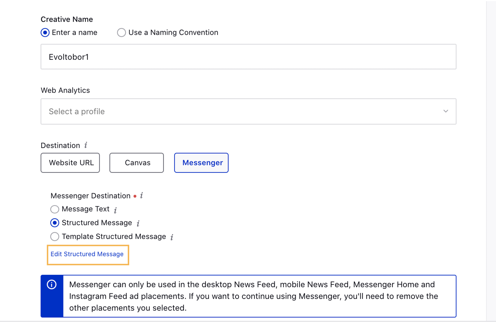 How to create Click-to-Messenger Ads to drive traffic to your bot