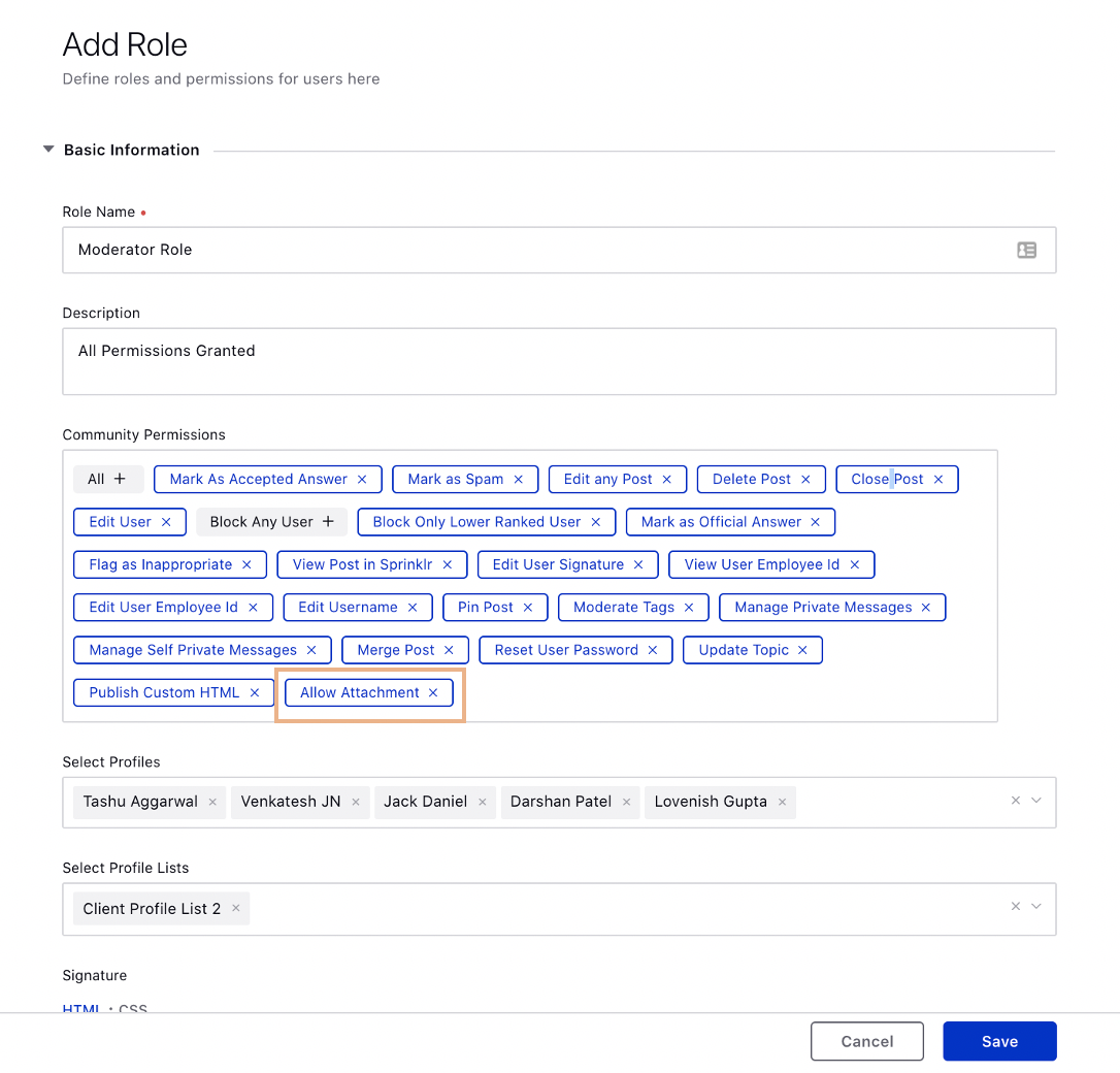 Permission to Post Media Content on Community