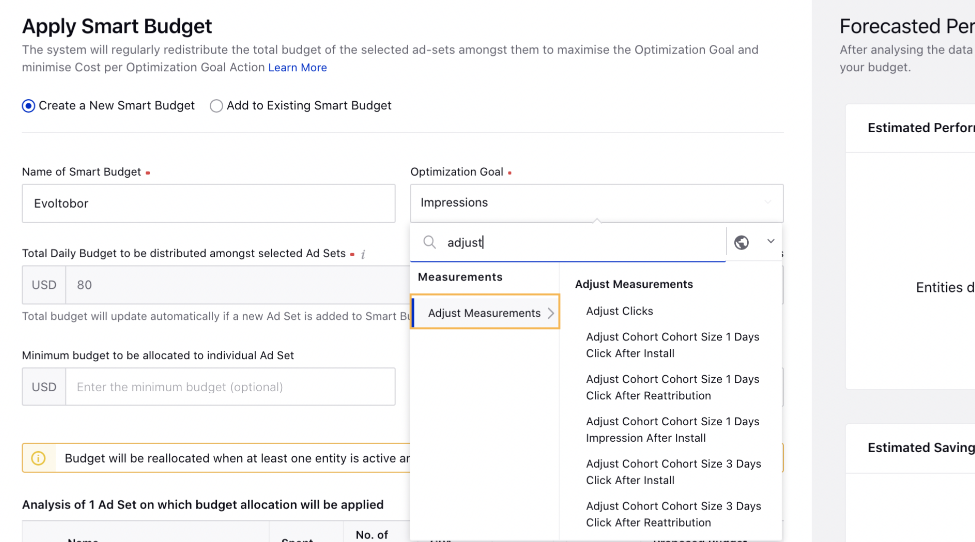 Using Adjust Metrics in Smart Budget Allocation