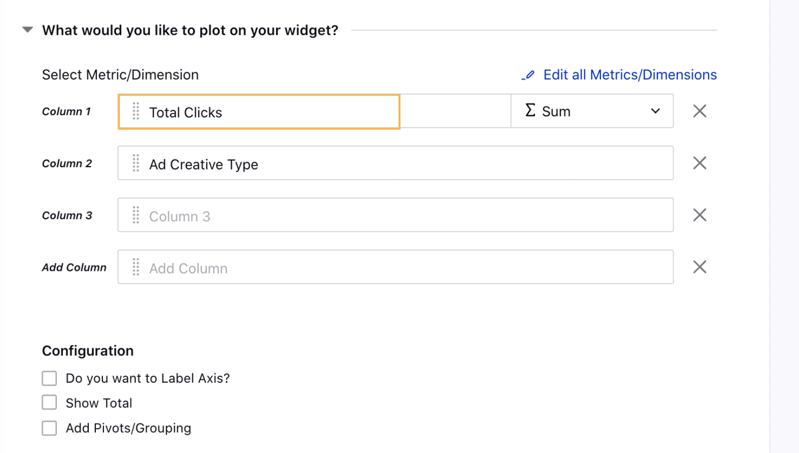 Using Custom Metrics Within Ads Reporting