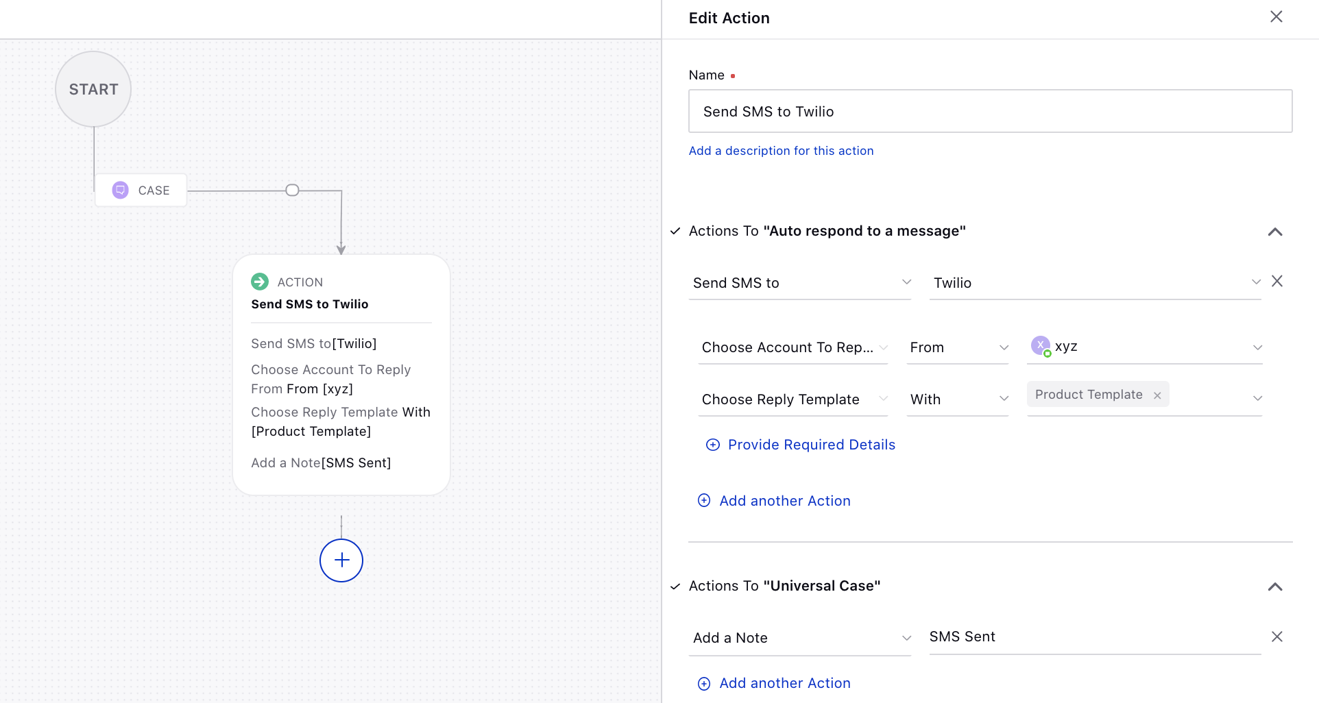 Live Chat to SMS Deflection