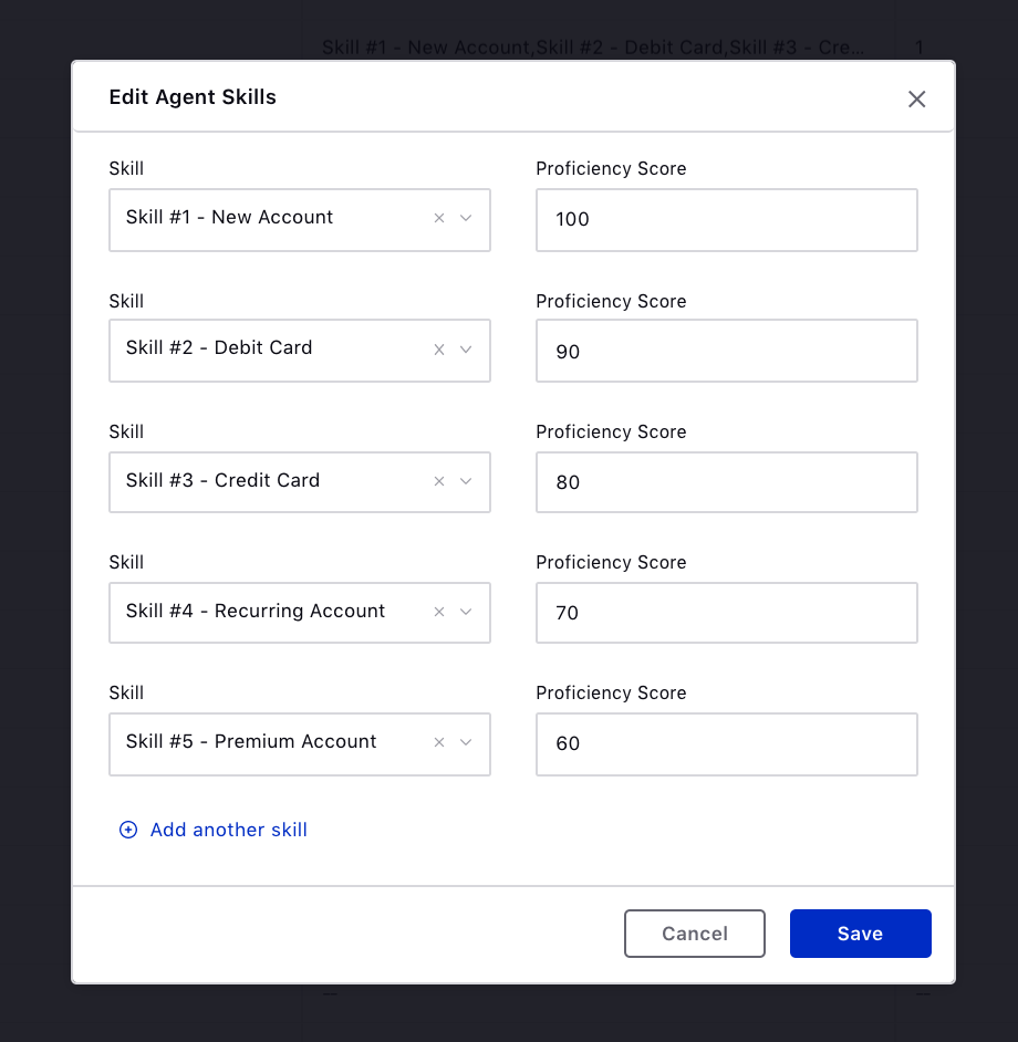 Edit Agent Skills in Assignment Engine