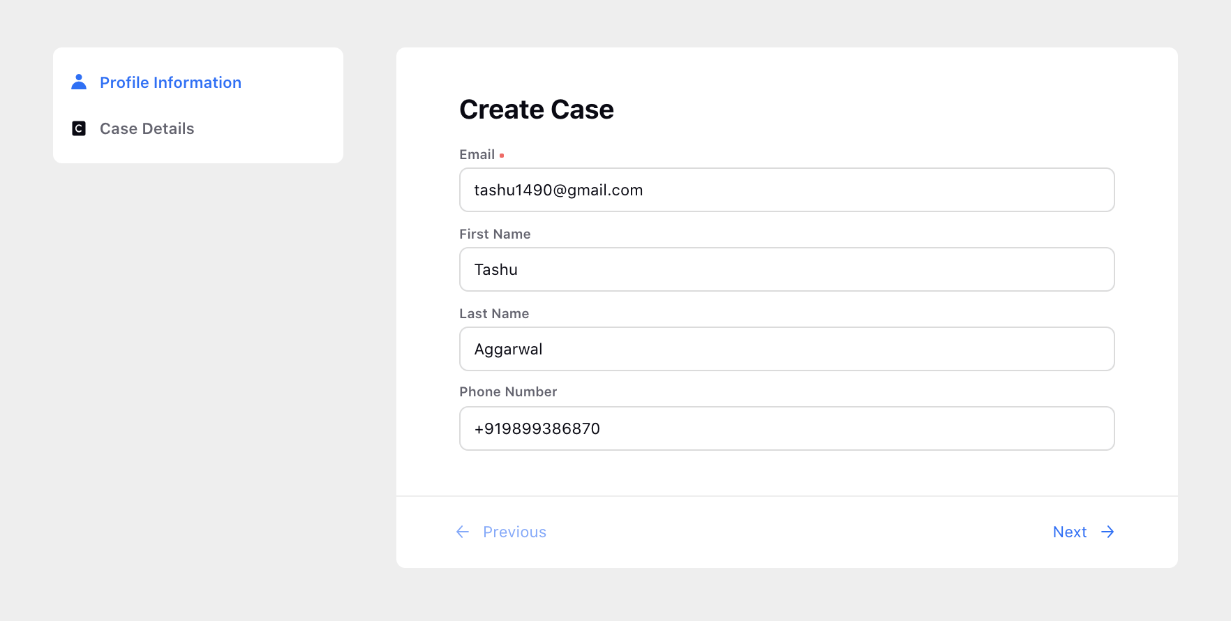 Manually Create Email Cases