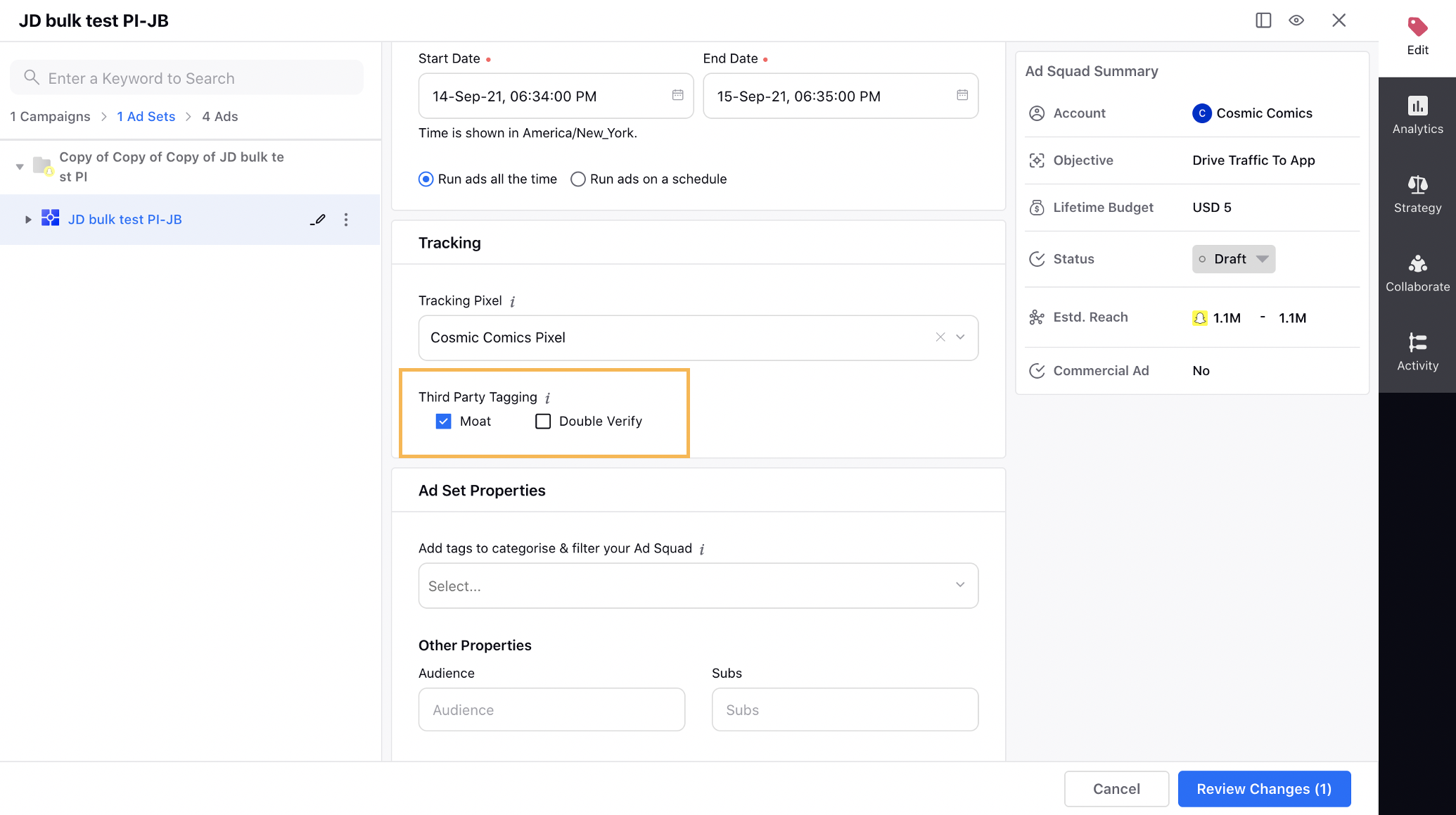 Snapchat Tracking Tags