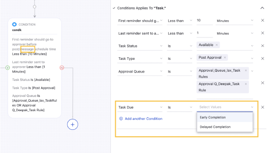 Adding Task Due as Condition in Task Rule