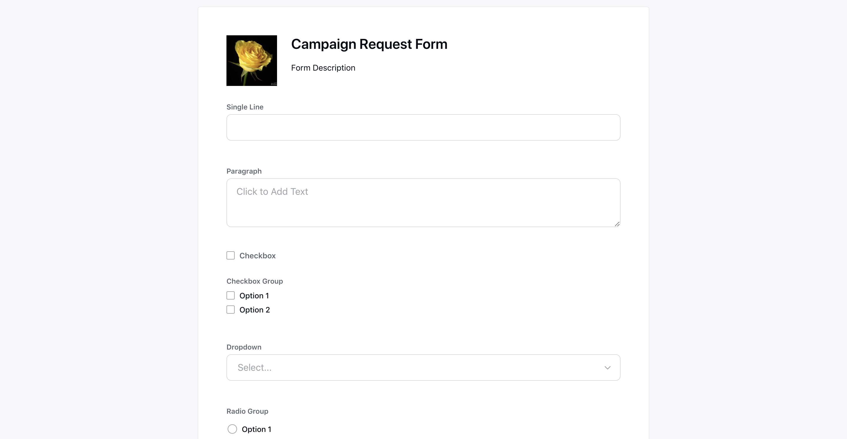 Filling Request Forms from Sprinklr