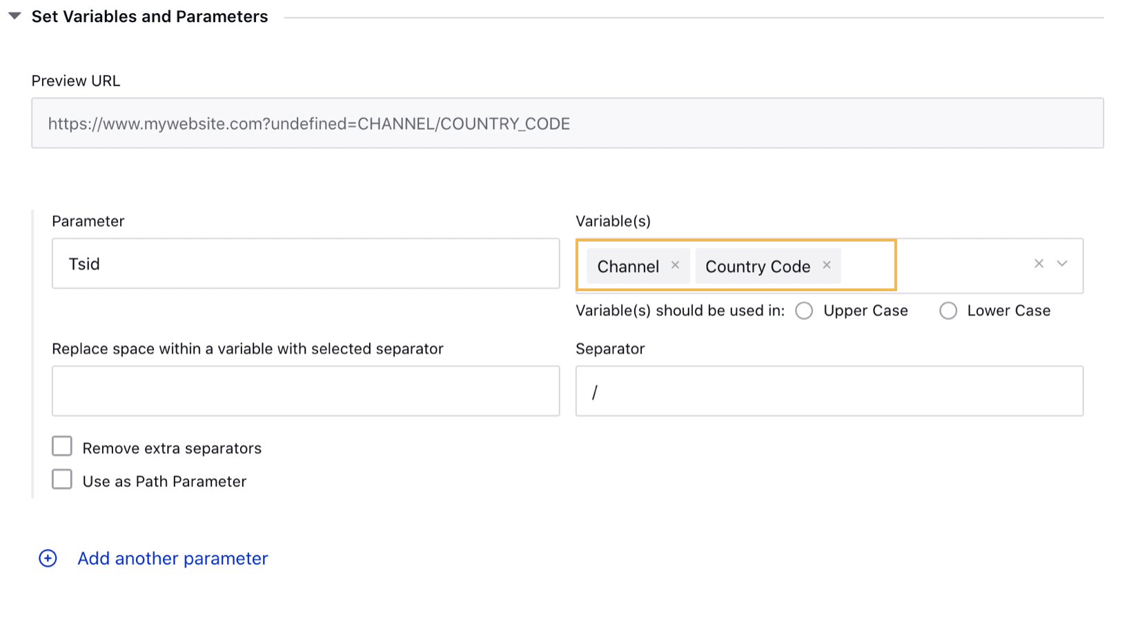 New Web Analytics Parameteres