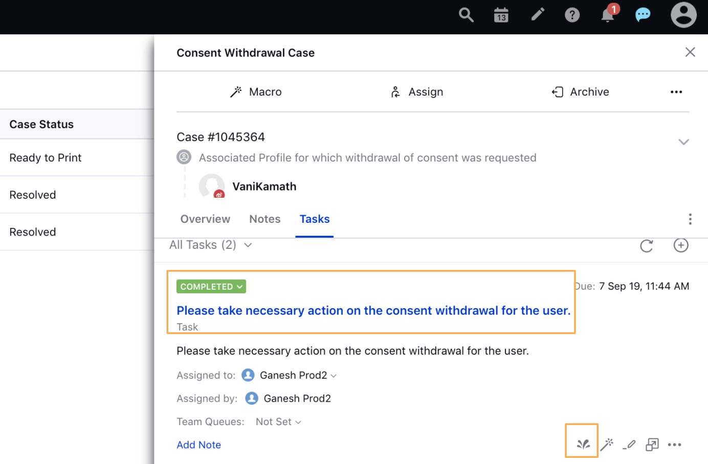 Unified Front Office Platform_Privacy_Consent Withdrawal Cases