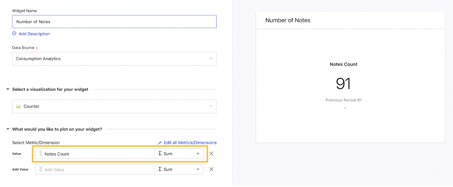 Adding Notes Count as a Consumption Metric