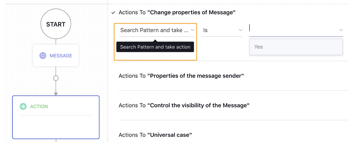  Rules Search Pattern AndTake Action in rule Engine